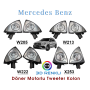 Mercedes W205-W213-W223-X253 C E S GLC Sınıf 64 Renk 3D Ambians Rgb Led Işıklı Kapı Yan Tweeter Hoparlör