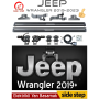 Jeep Wrangler Elektrikli Yan Basamak 2019-2023